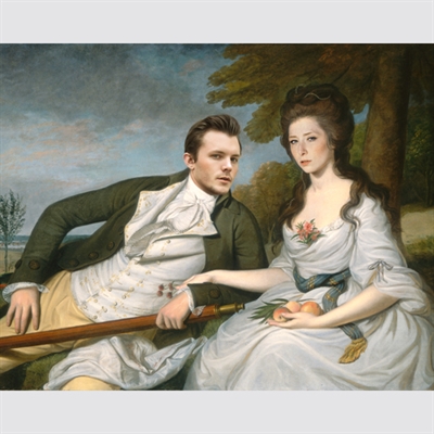 Custom Masterpiece Benjamin and Eleanor Ridgely Laming from Photos,by myDaVinci - myDaVinci